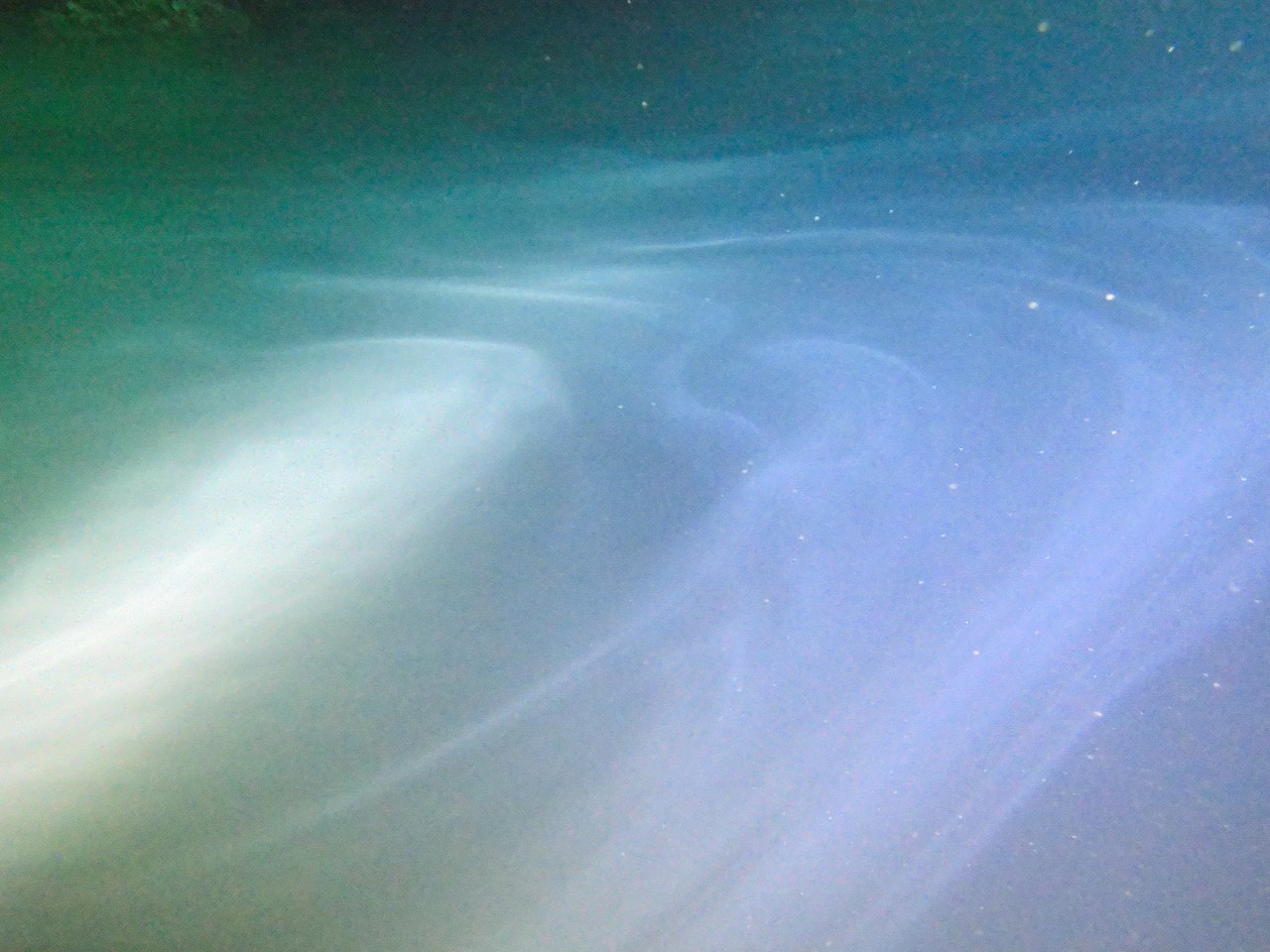 Halocline mit Schwefelschicht